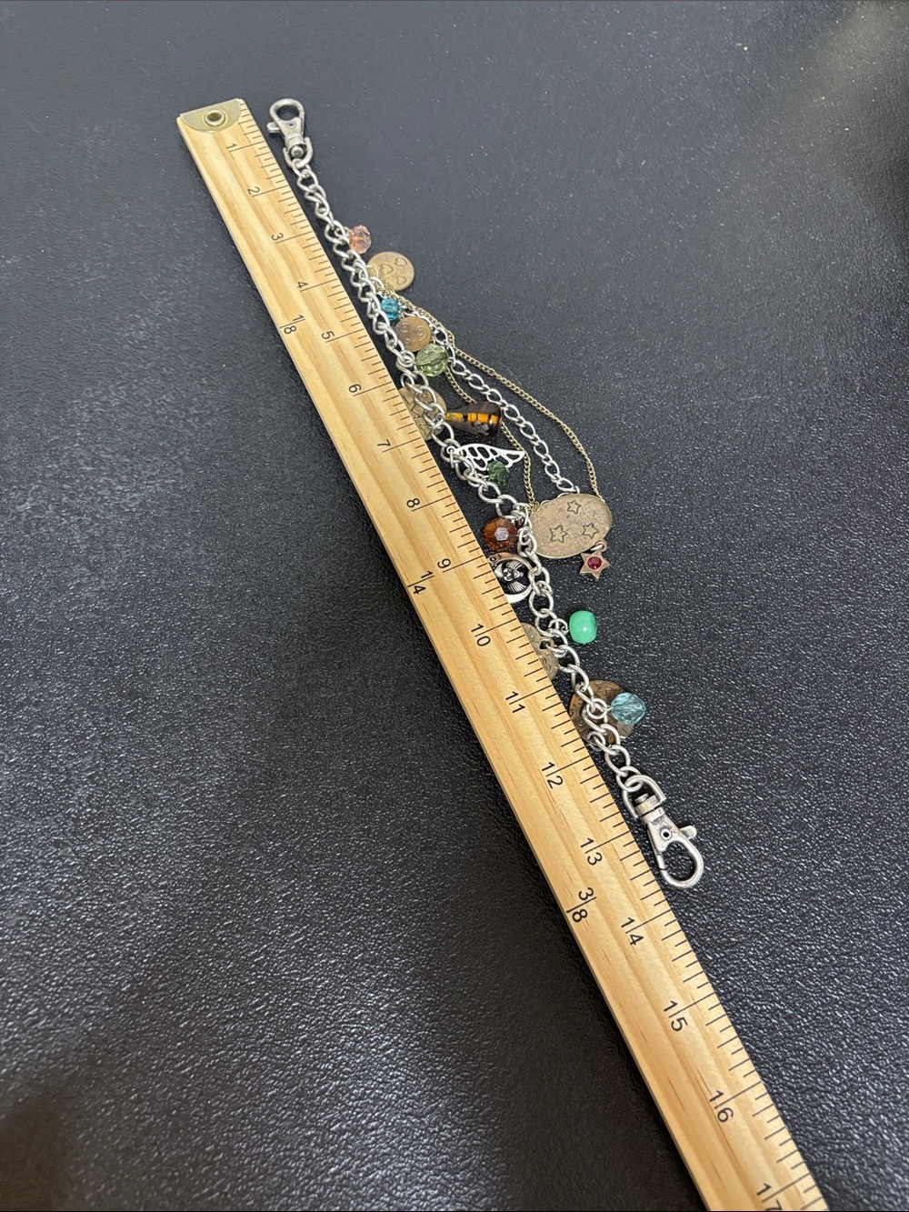 Purse Chain Charm Unique Accessory Two Tone Rare - Picture 8 of 9